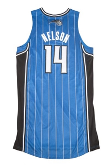 Jameer Nelson 2010-11 Game Used Orlando Magic Road Jersey (NBA/MeiGray)